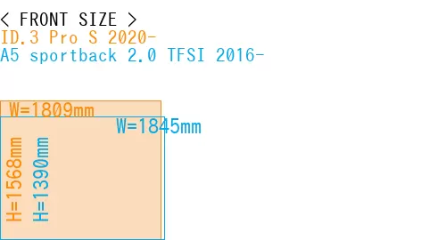 #ID.3 Pro S 2020- + A5 sportback 2.0 TFSI 2016-